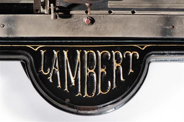 Lambert 2 Typewriter Collection Image, Figure 12, Total 15 Figures