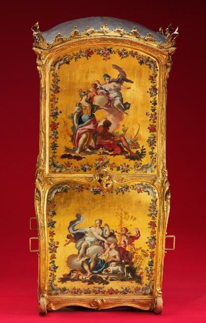 An Italian Neapolitan Ormolu-mounted,Vernis Martin and Gilded Wood Sedan Chair Collection Image, Figure 24, Total 26 Figures