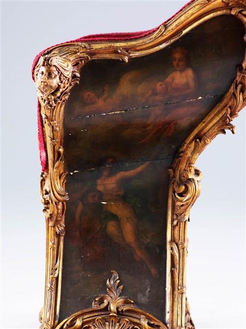 An Italian Rococo Style Gilded Wood and Painted Child's Throne Chair Collection Image, Figure 6, Total 9 Figures