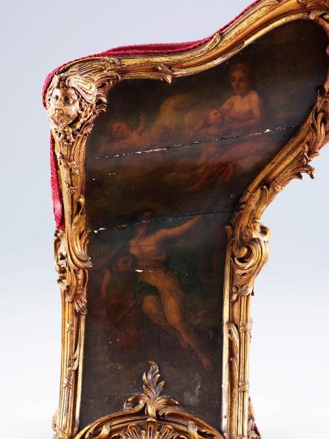 An Italian Rococo Style Gilded Wood and Painted Child's Throne Chair Collection Image, Figure 8, Total 9 Figures