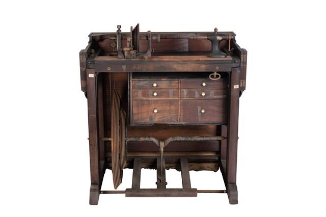 腳踏裝飾車削車床藏品圖，第2張