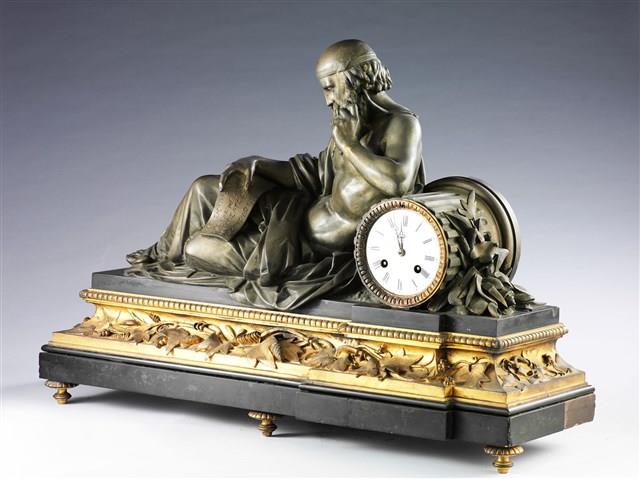 A French Bronze Mantel Clock Collection Image, Figure 3, Total 5 Figures