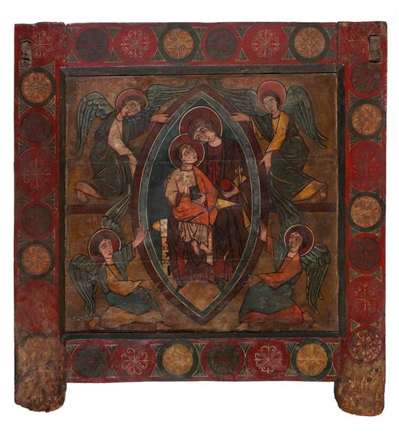聖母子在榮光中 (聖壇正面鑲板)藏品圖，第1張