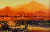 登錄號:PT09794000之藏品圖像，檔名:PT09794000-山光‧水色‧白鷺鷥-林仁傑(開放博物館).jpg