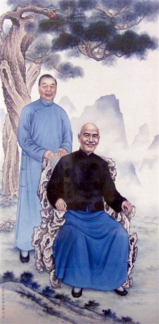 蔣中正總統與蔣經國畫像藏品圖，第1張