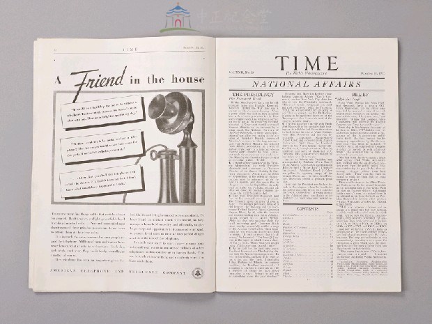 TIME雜誌(1933.12.11出刊)藏品圖，第4張