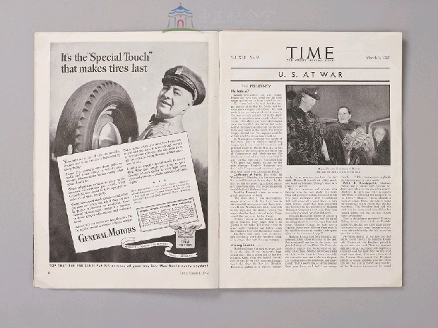 TIME雜誌(1943.3.1出刊)藏品圖，第4張