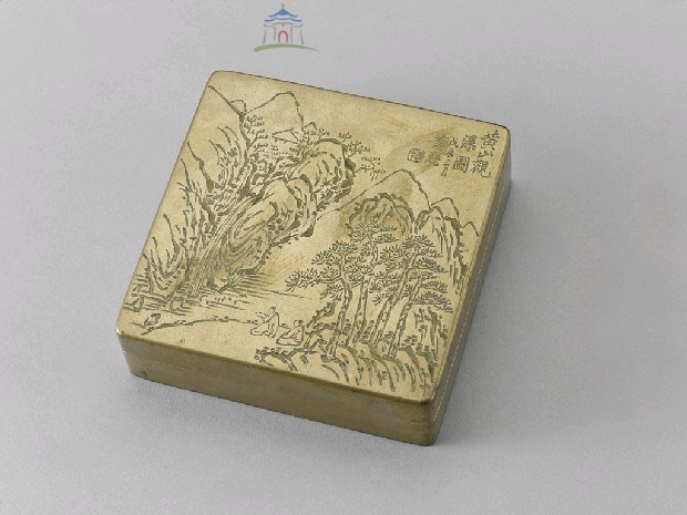 辦公文具—墨盒（黃山觀瀑布）藏品圖，第4張