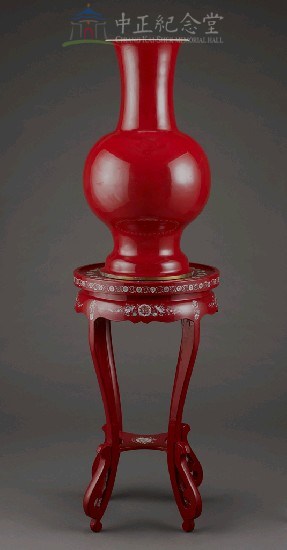 景泰藍花瓶(實為銅胎螺甸漆瓶)藏品圖，第6張