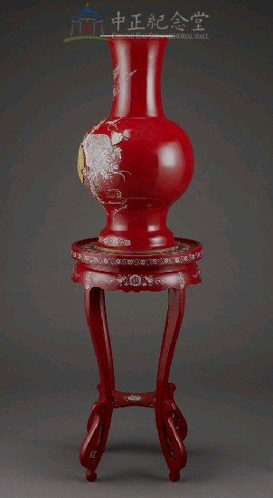 景泰藍花瓶(實為銅胎螺甸漆瓶)藏品圖，第7張