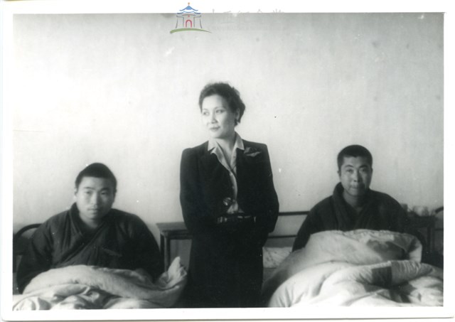 蔣宋美齡至傷兵醫院探視受傷日本戰俘照片藏品圖，第1張