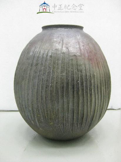 窯変陶器(窯变鎬手花器)-國立中正紀念堂管理處-藏品資料-CR09301100