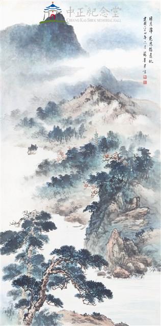 Overlooking the Ci'en  Pagoda of Sun Moon Lake Collection Image