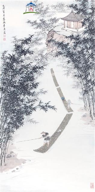 溪口竹筏藏品圖，第1張
