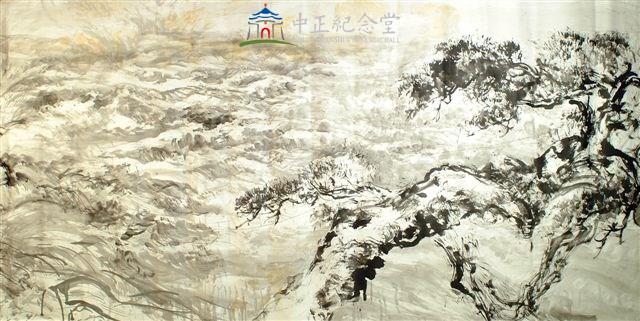 松濤飛鷹圖(右)藏品圖，第1張