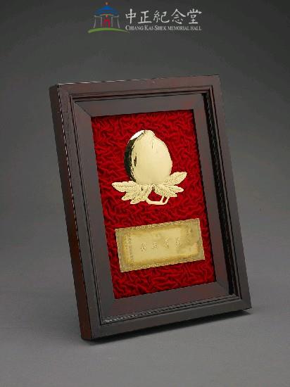 純金壽桃（鏡框）藏品圖，第4張