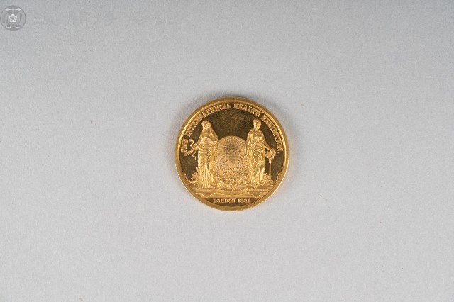 1884年國際健康博覽會紀念章藏品圖，第1張