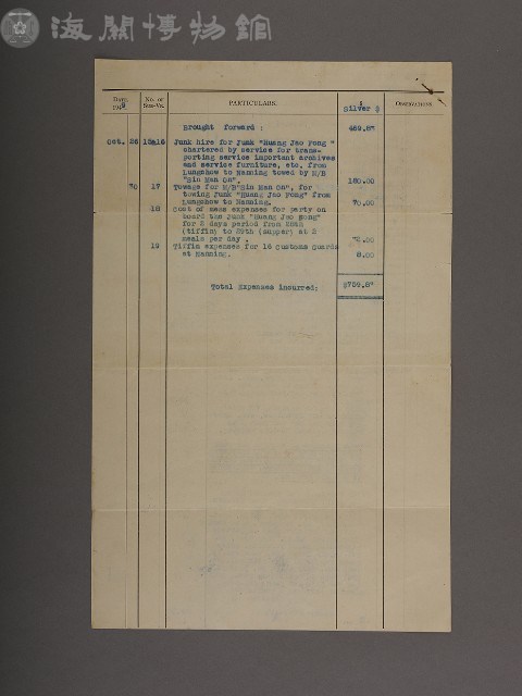 龍州關稅務司書函藏品圖，第14張