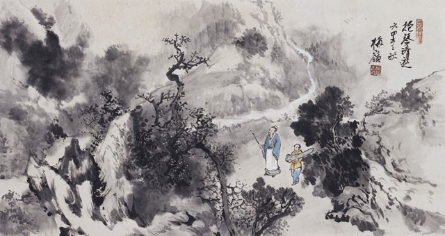 抱琴清遊的圖片