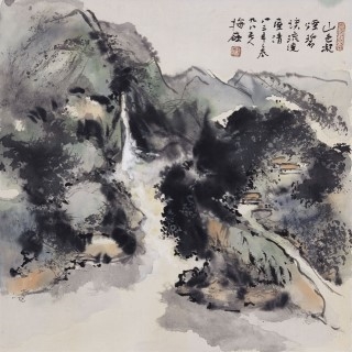 水墨畫的圖片