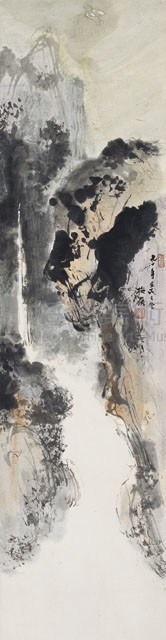 壬戌山水四景(一)藏品圖，第1張
