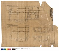 窓遮蔽位置平面圖藏品圖，第1張