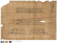 本家之部 立面圖藏品圖，第1張