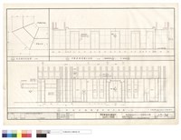 兩廳及迴廊東西向立面及兩廳轉角平面藏品圖，第1張