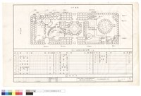 植栽表、乙公園喬木植栽詳圖藏品圖，第1張