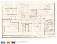 洗槽及收銀台及B11室地坪詳啚及剖面藏品圖，第1張
