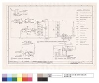 空調主機房冰水及水處理系統流程圖藏品圖，第1張