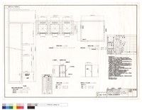 升降路及機械室及機坑平及剖面圖、乘場門及機械室出入口門立面圖藏品圖，第1張