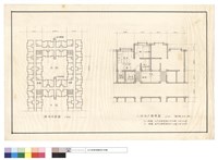 部份平面圖,八坪住戶標準圖藏品圖，第1張