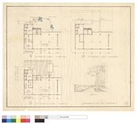 ENTRANCE PLAN(SCHEME I) , ENTRANCE PLAN(SCHEME II) , ENTRANCE PLAN(SCHEME III)藏品圖，第1張
