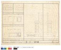 WEST ELEV,SOUTH ELEV,L.C.L OFFICE,CONTROL TOWER PLAN,F.C.L OFFICE GUARD HOUSE GROUND SCALE INSPECTION BRIDGE PLAN藏品圖，第1張