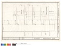 電梯坑道剖面圖、原有建築物與舊建築物交接處剖面圖藏品圖，第1張