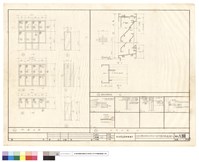 門窗立面及固定百葉鋁窗及木門大樣藏品圖，第1張