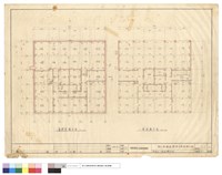 基礎及一樓結構平面藏品圖，第1張