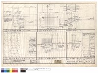 網球場灑水平面,集水井,排水溝平面藏品圖，第1張
