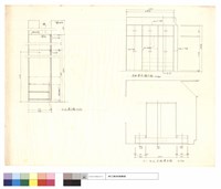 主臥室平及剖面及衣柜立面藏品圖，第1張