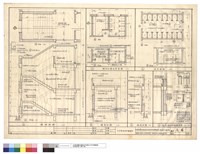 樓梯及廁所及浴室及詳圖、墻剖面及伸縮縫大樣藏品圖，第1張
