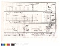 地下壹層中央監控室墻面裝修及開放空間及地下停車標示板立及剖面大樣藏品圖，第1張