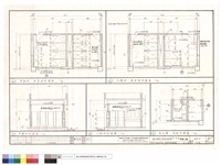 甲、乙廁所平面、剖面圖藏品圖，第1張