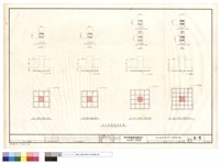 柱C1~8及基礎F1~4,F7,8配筋詳圖藏品圖，第1張