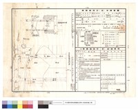 建築線指示(定)申請書圖,現況計劃圖,地籍套繪圖藏品圖，第1張