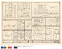 室內墻立面，預埋鐵件大樣藏品圖，第1張