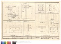 書桌、吊櫃、佈告欄、公用電話詳圖藏品圖，第1張