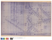 第一期,第二階段工程,道路A-1,B-4,E-2,E-3,E-4,E-5汙水管線平面藏品圖，第1張