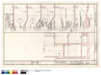 電梯坑道剖面圖,新舊建築交接處,踏步詳圖藏品圖，第1張