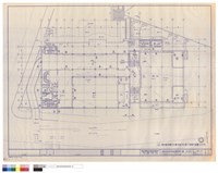 陳列館壹層及文康活動中心地下壹層平面圖藏品圖，第1張